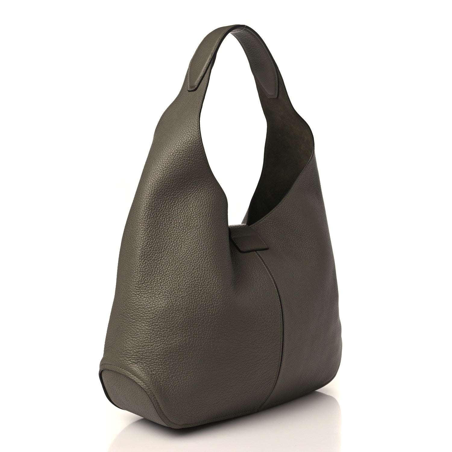 Salvatore Ferragamo Calfskin Margot Hobo Grey 3 of 10
