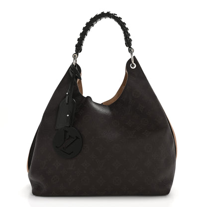 Louis Vuitton Mahina Carmel Hobo Chocolate 1 of 14