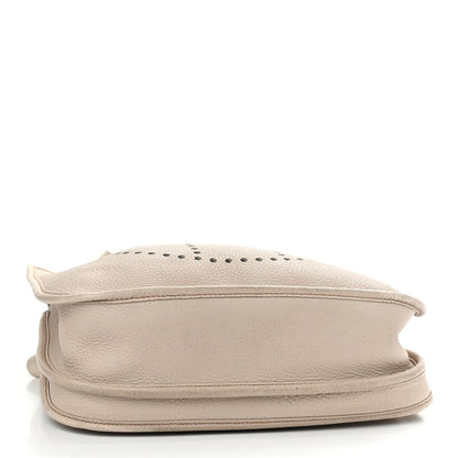 Hermes Taurillon Clemence Evelyne III PM Grege Pale 3 of 16