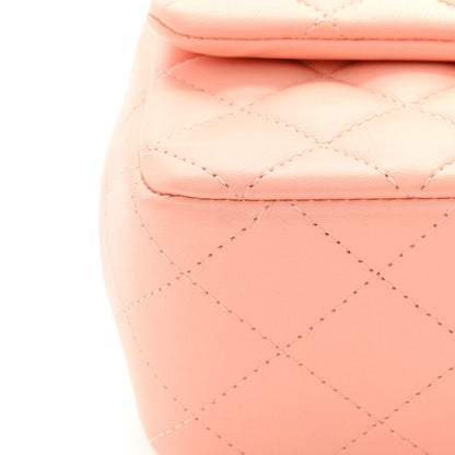 Chanel Lambskin Quilted Mini Rectangular Flap Light Pink 11 of 11