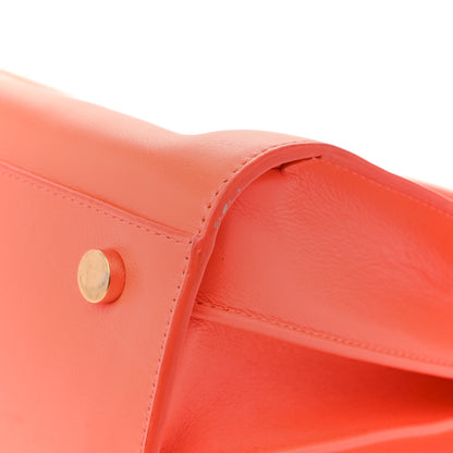 Saint Laurent Calfskin Small Sac De Jour Neon Orange 12 of 16