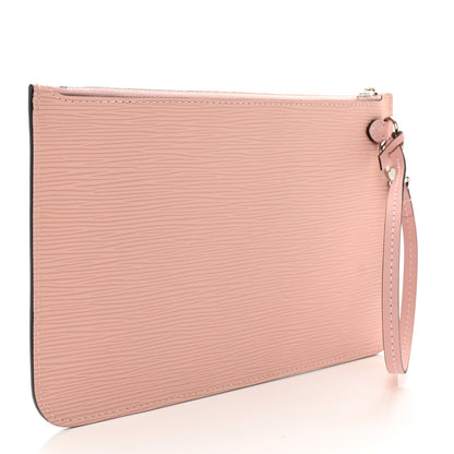 Louis Vuitton Epi Neverfull Pochette MM GM Rose Ballerine 3 of 7