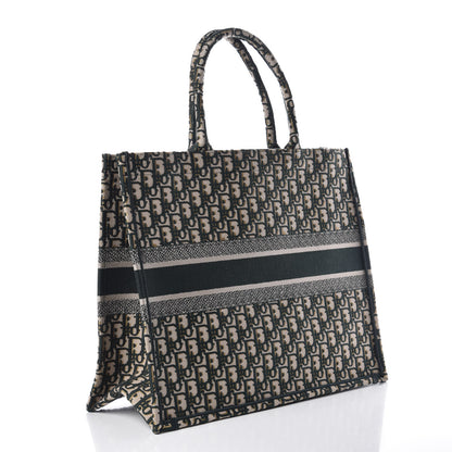 Christian Dior Oblique Large Book Tote Vert Multicolor 3 of 10