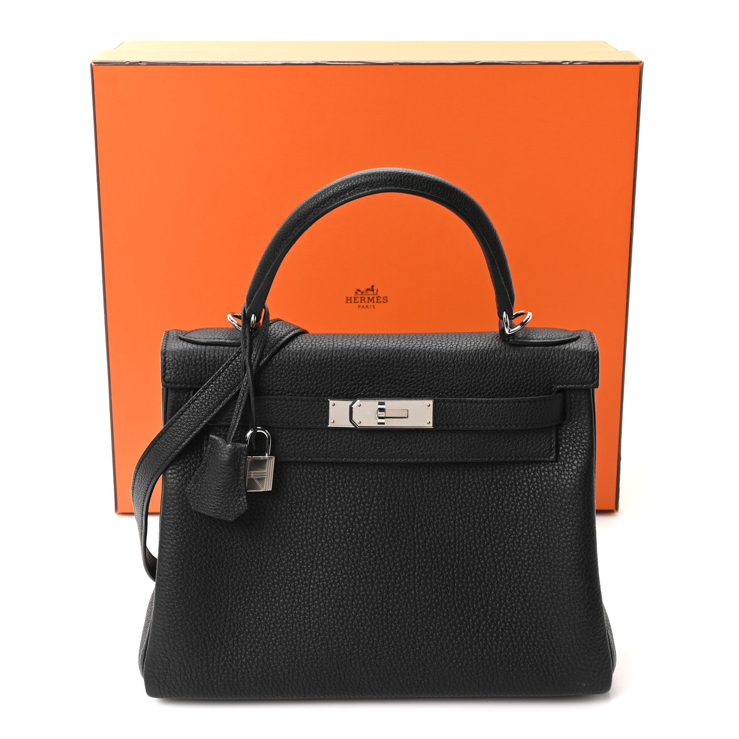 Hermes Togo Kelly Retourne 28 Black 11 of 11