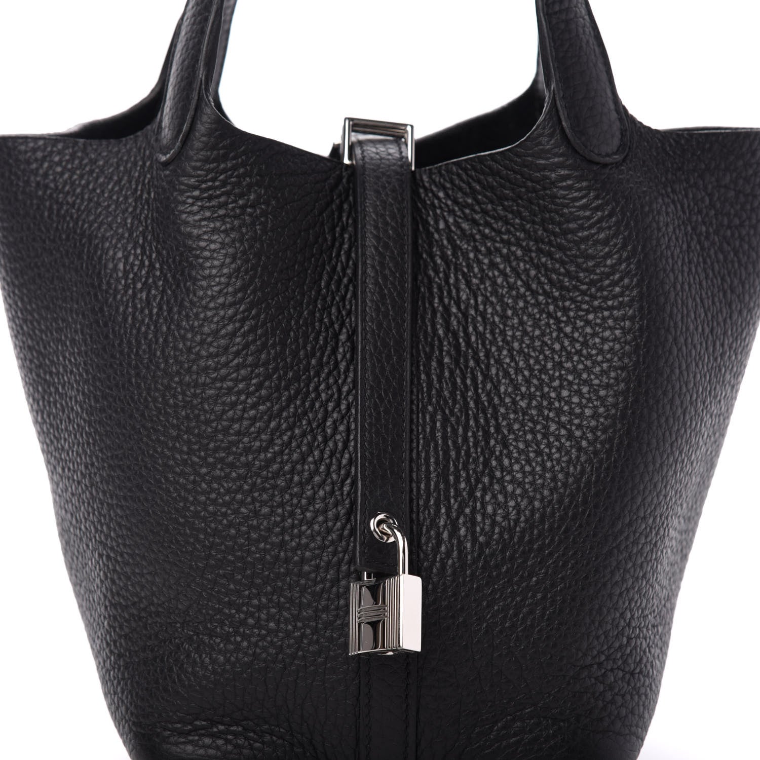 Hermes Taurillon Clemence Picotin Lock 18 PM Black 10 of 11