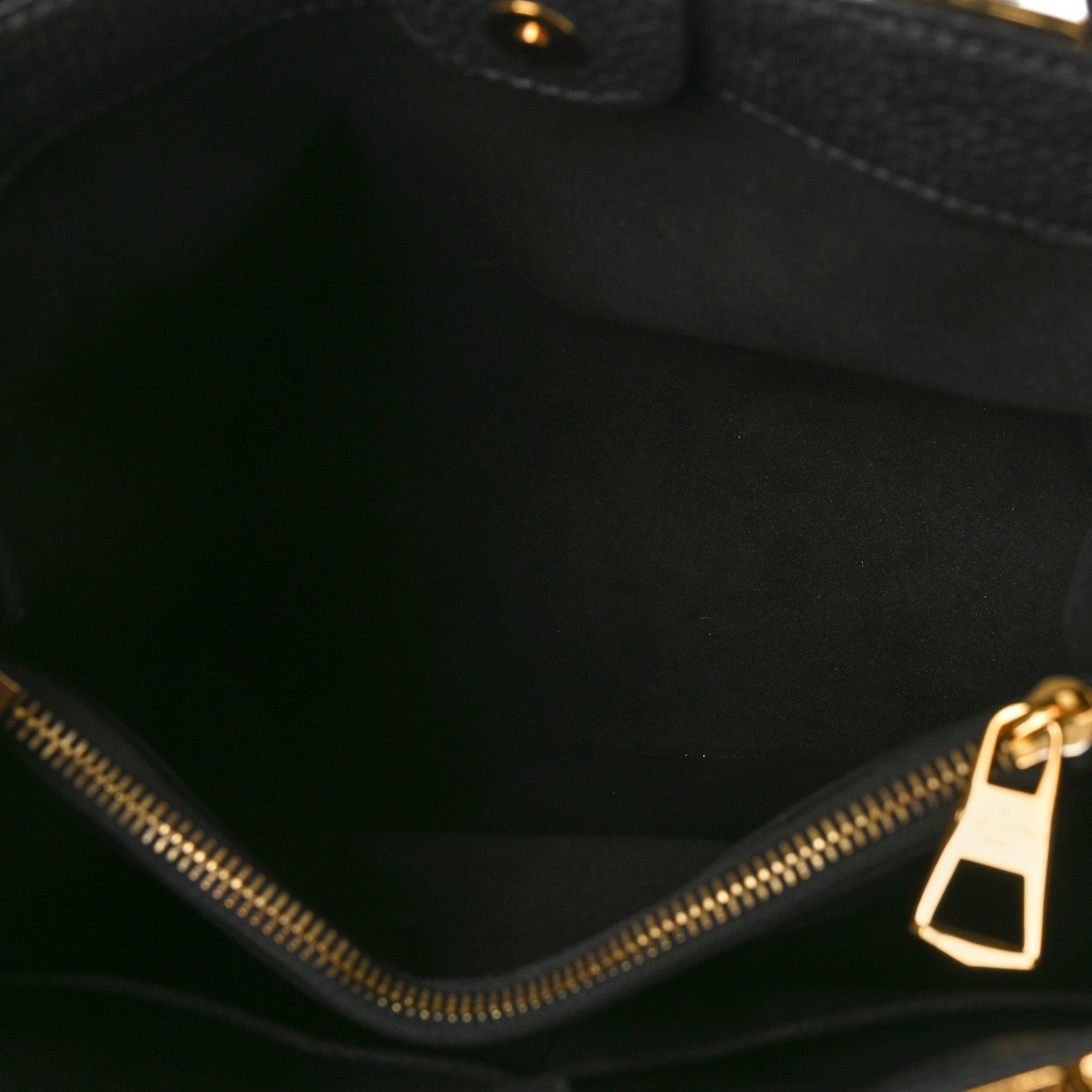 Louis Vuitton Damier Ebene Cuir Taurillon Brittany Black 5 of 13