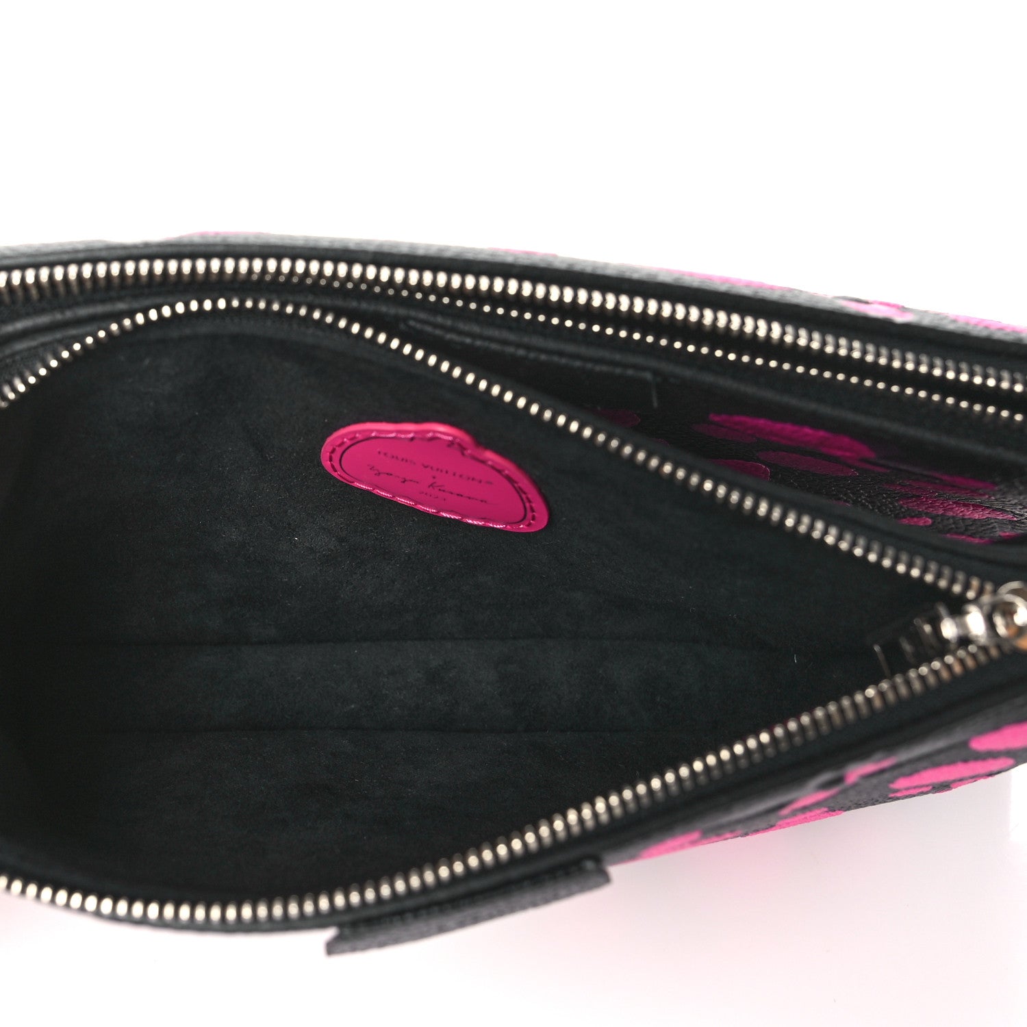 Louis Vuitton LV X YK Empreinte Multi Pochette Accessories Black Fuchsia 6 of 9