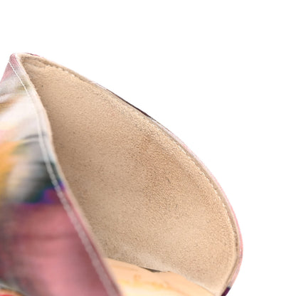 Christian Louboutin Satin Impressioniste Iriza 100 Pumps 39.5 Multicolor 10 of 19