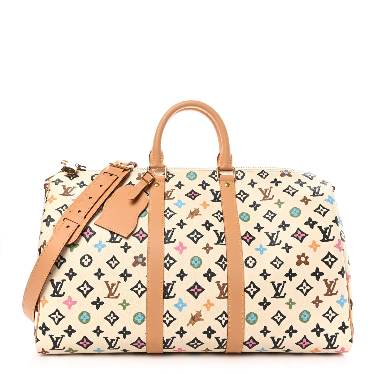 Monogram Craggy Keepall Bandouliere 45 Vanilla