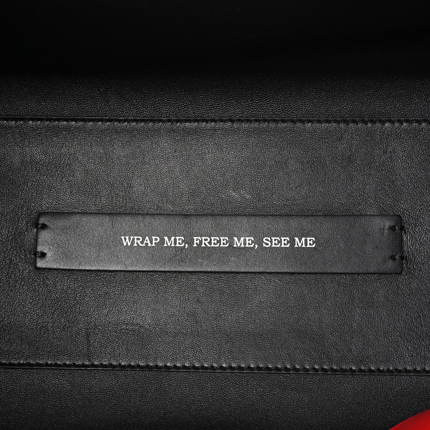 Valentino Garavani X UNDERCOVER Calfskin Print Rockstud Shoulder Tote Black 6 of 9