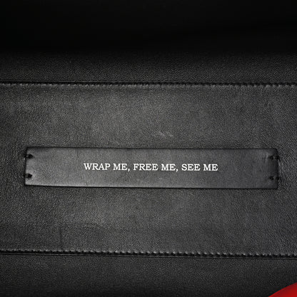 Valentino Garavani X UNDERCOVER Calfskin Print Rockstud Shoulder Tote Black 6 of 9