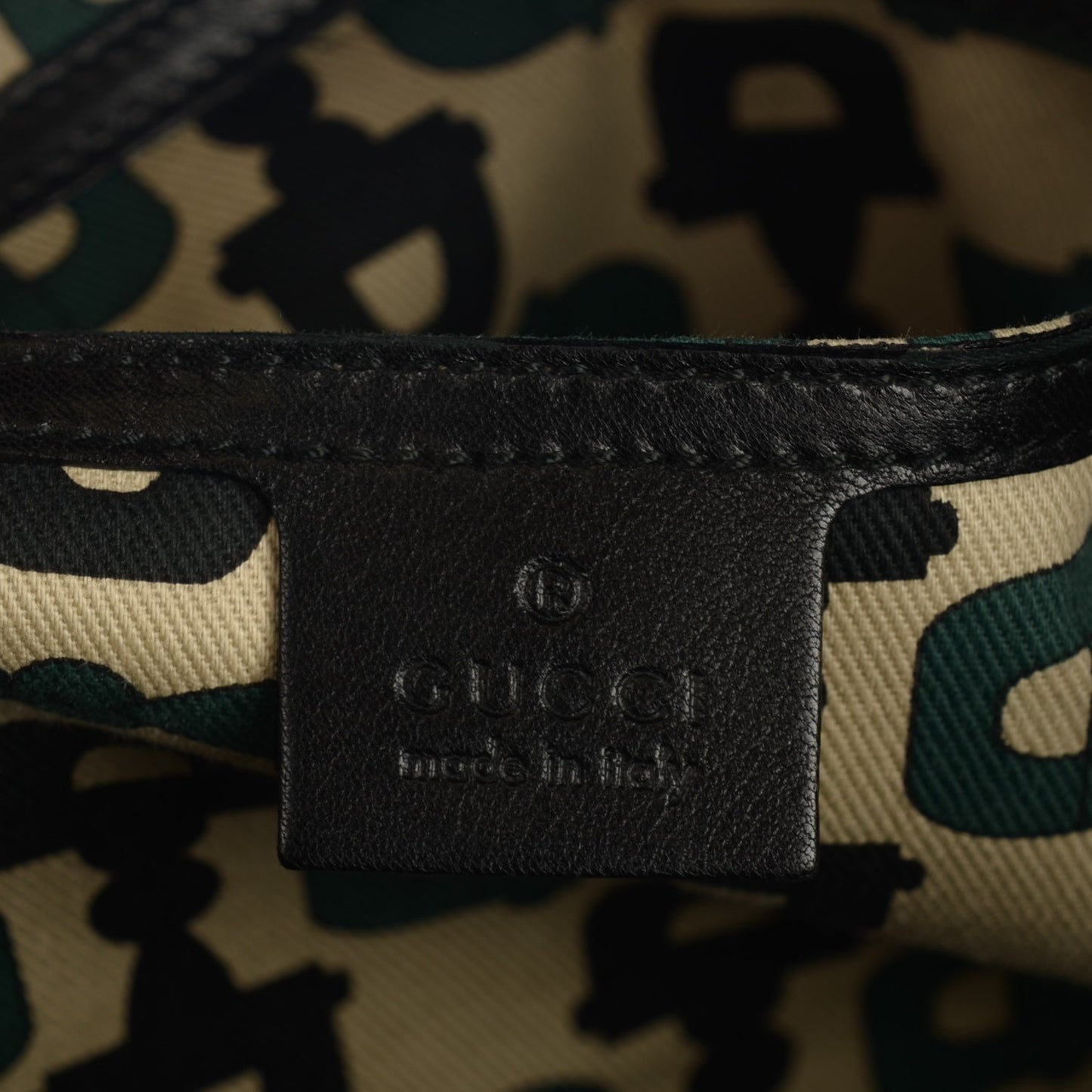 Guccissima Medium Joy Shoulder Bag Black