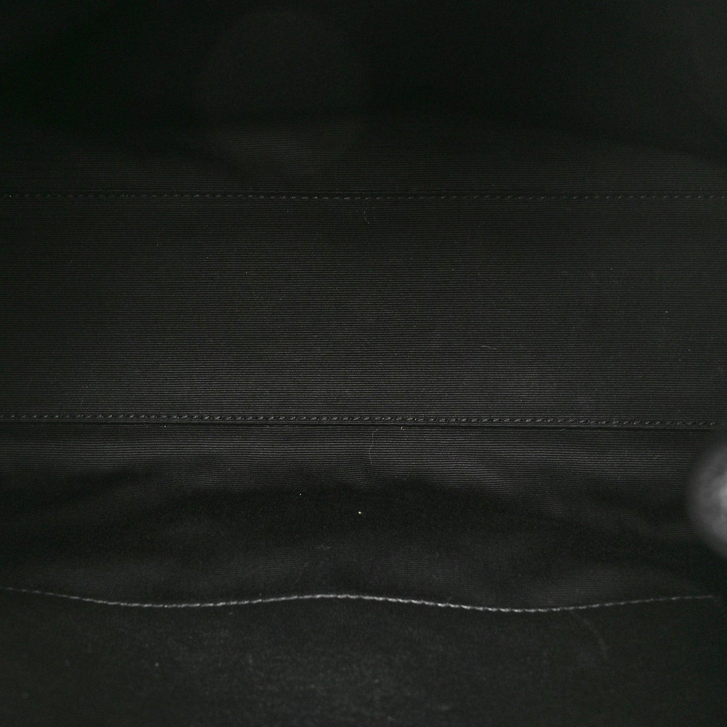 Crinkled Calfskin Matelasse Monogram Medium Niki Shopper Tote Black