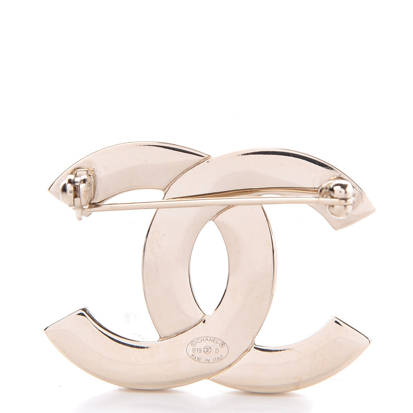 Crystal CC Pharrell Brooch Gold