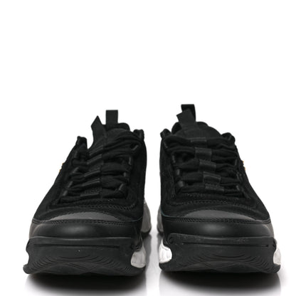 Chanel Velvet Calfskin Mixed Fibers CC Sneakers 38.5 Black 2 of 8