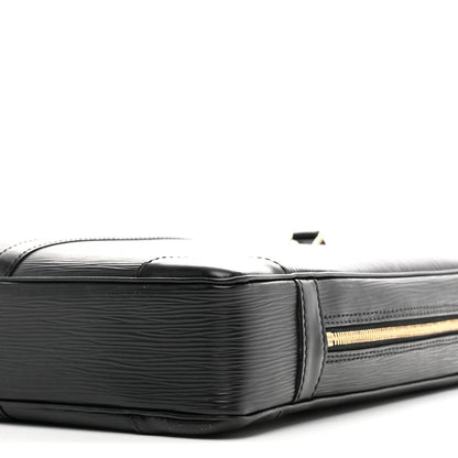 Louis Vuitton Epi Porte-Documents Voyage Briefcase Black 9 of 11