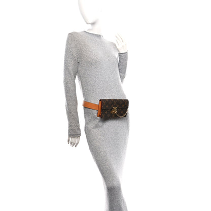 Louis Vuitton Monogram S Lock Belt Pouch MM 2 of 10