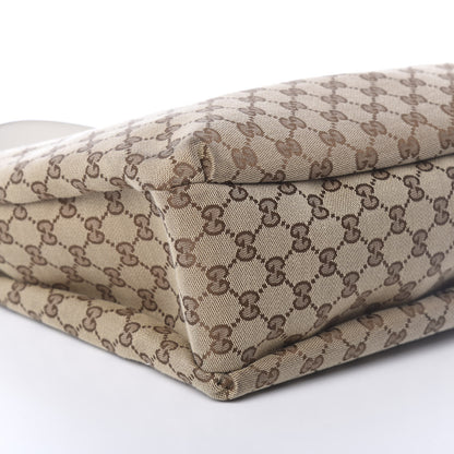 Gucci Monogram Large New Ladies Web Hobo Off White 7 of 8