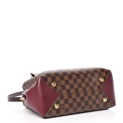 Louis Vuitton Damier Ebene Cuir Taurillon Brittany Bordeaux 4 of 9