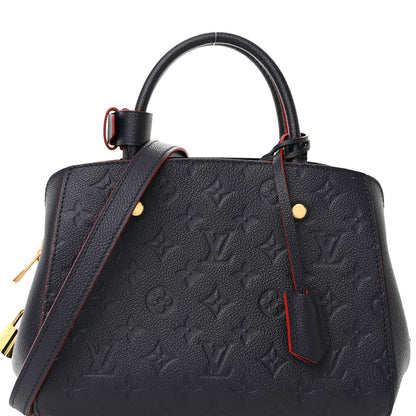 Louis Vuitton Empreinte Montaigne BB Marine Rouge 8 of 12