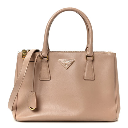 Prada Saffiano Small Galleria Double Zip Tote Cammeo 1 of 16