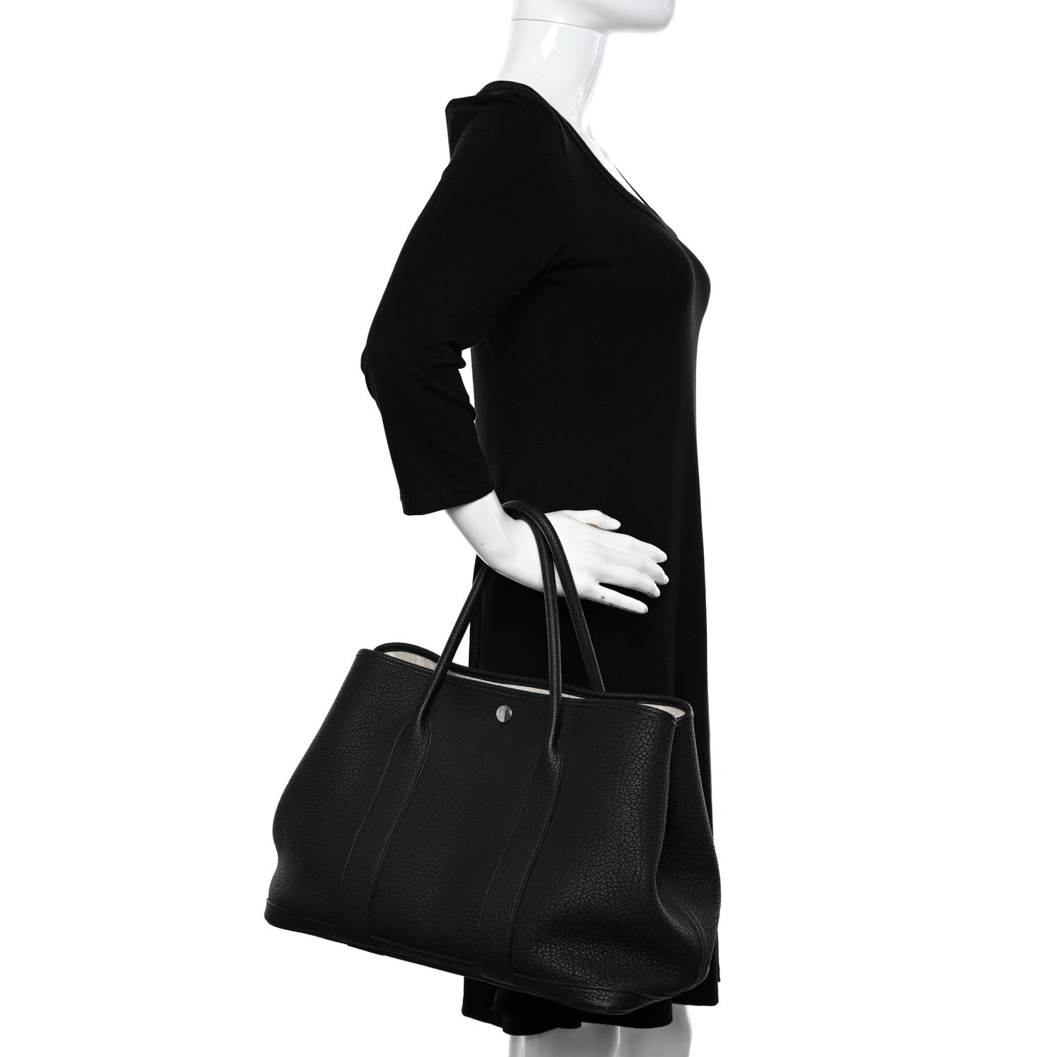 Hermes Negonda Garden Party Tote 36 MM Black 2 of 10