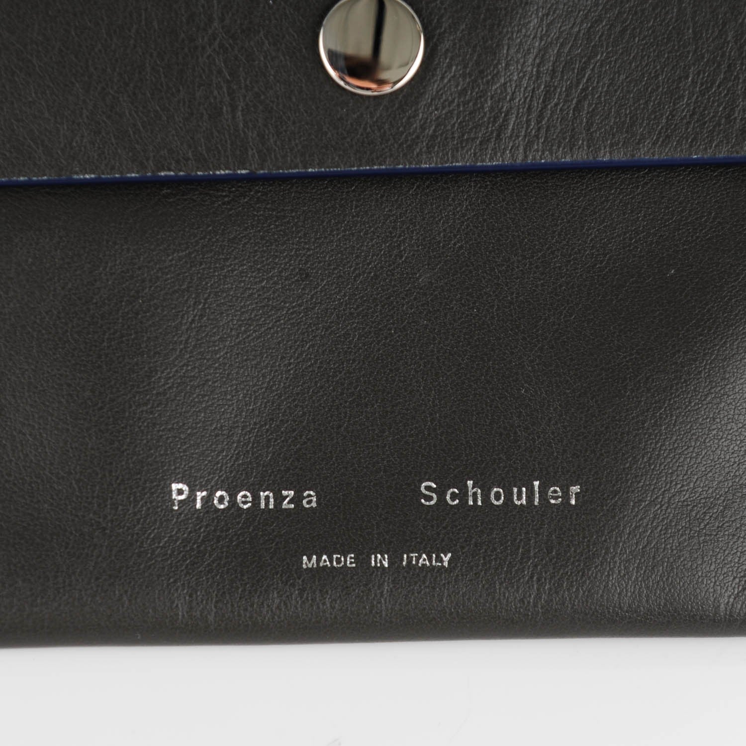 Proenza Schouler Calfskin Buffalo Medium Bucket Bag Blue 6 of 9