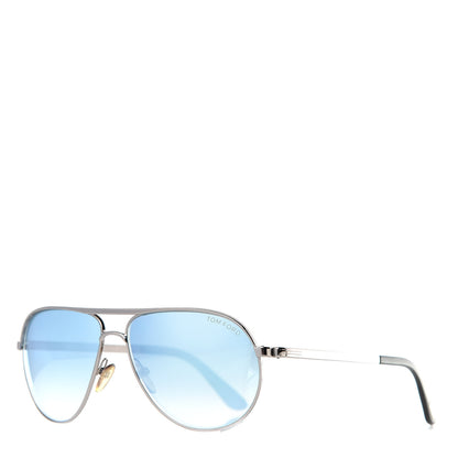 Tom Ford Marko Aviator Sunglasses TF144 Silver 1 of 9