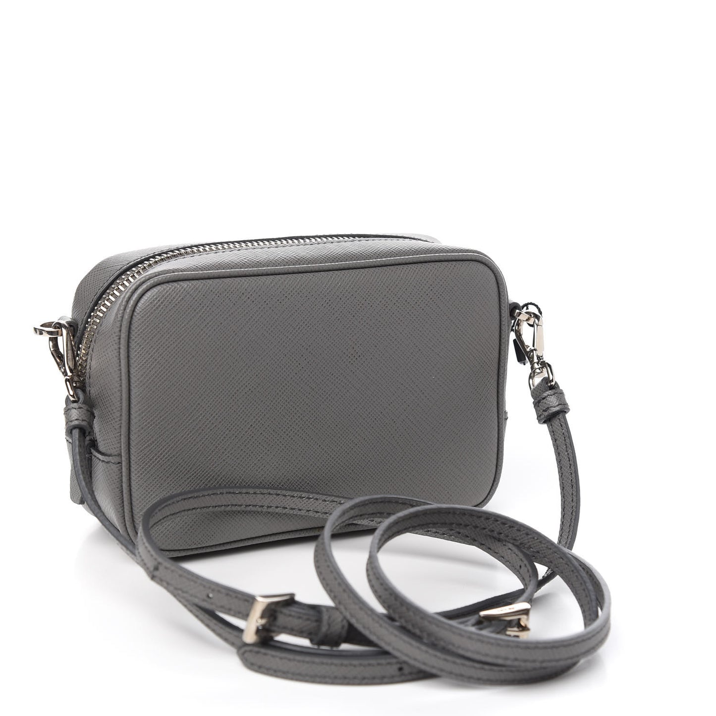Saffiano Mini Camera Crossbody Bag Marmo