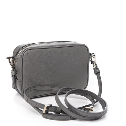 Prada Saffiano Mini Camera Crossbody Bag Marmo 2 of 11