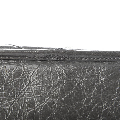 Saint Laurent Crinkled Calfskin Matelasse Monogram Baby Niki Chain Satchel Storm 10 of 12