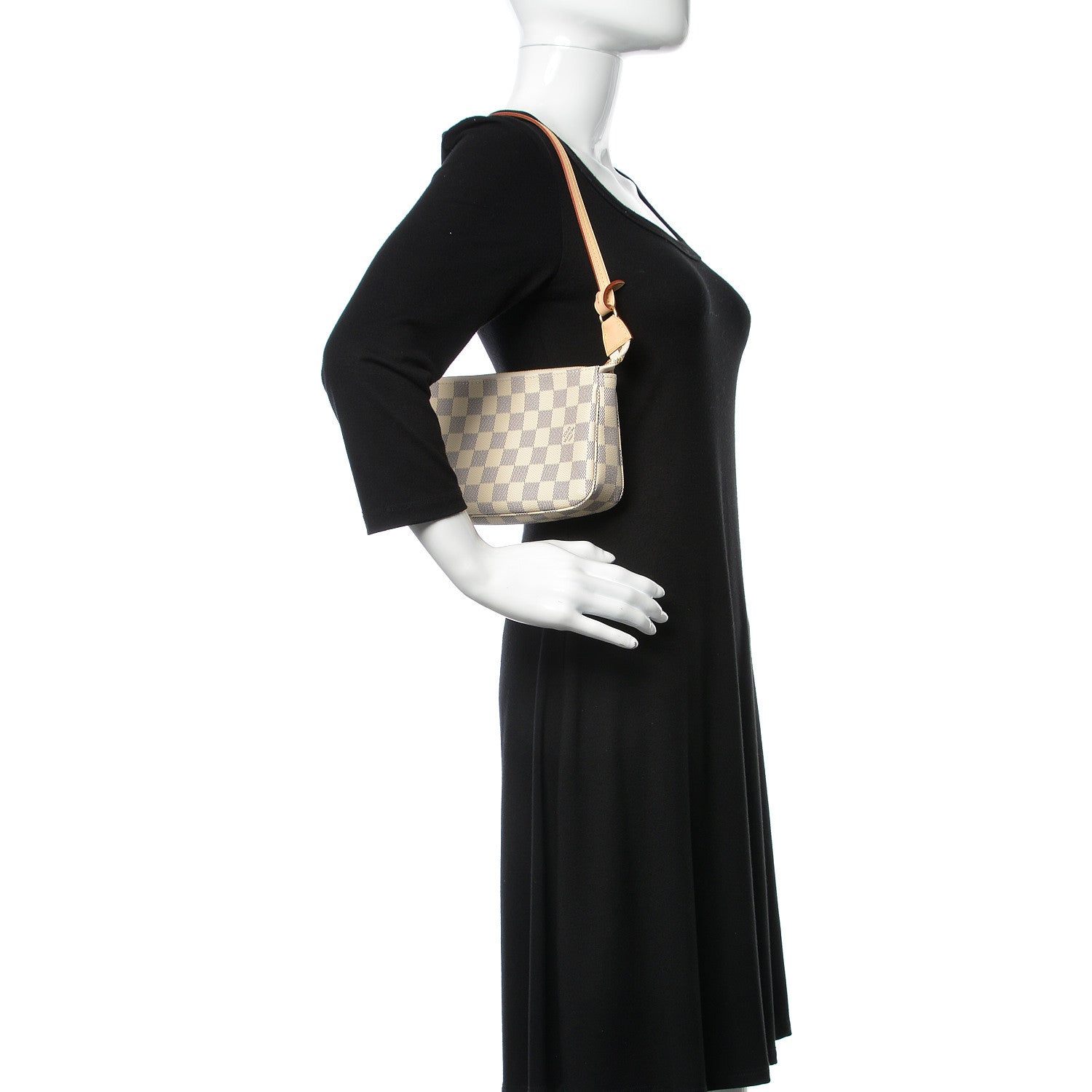 Louis Vuitton Damier Azur Pochette Accessories NM 2 of 10