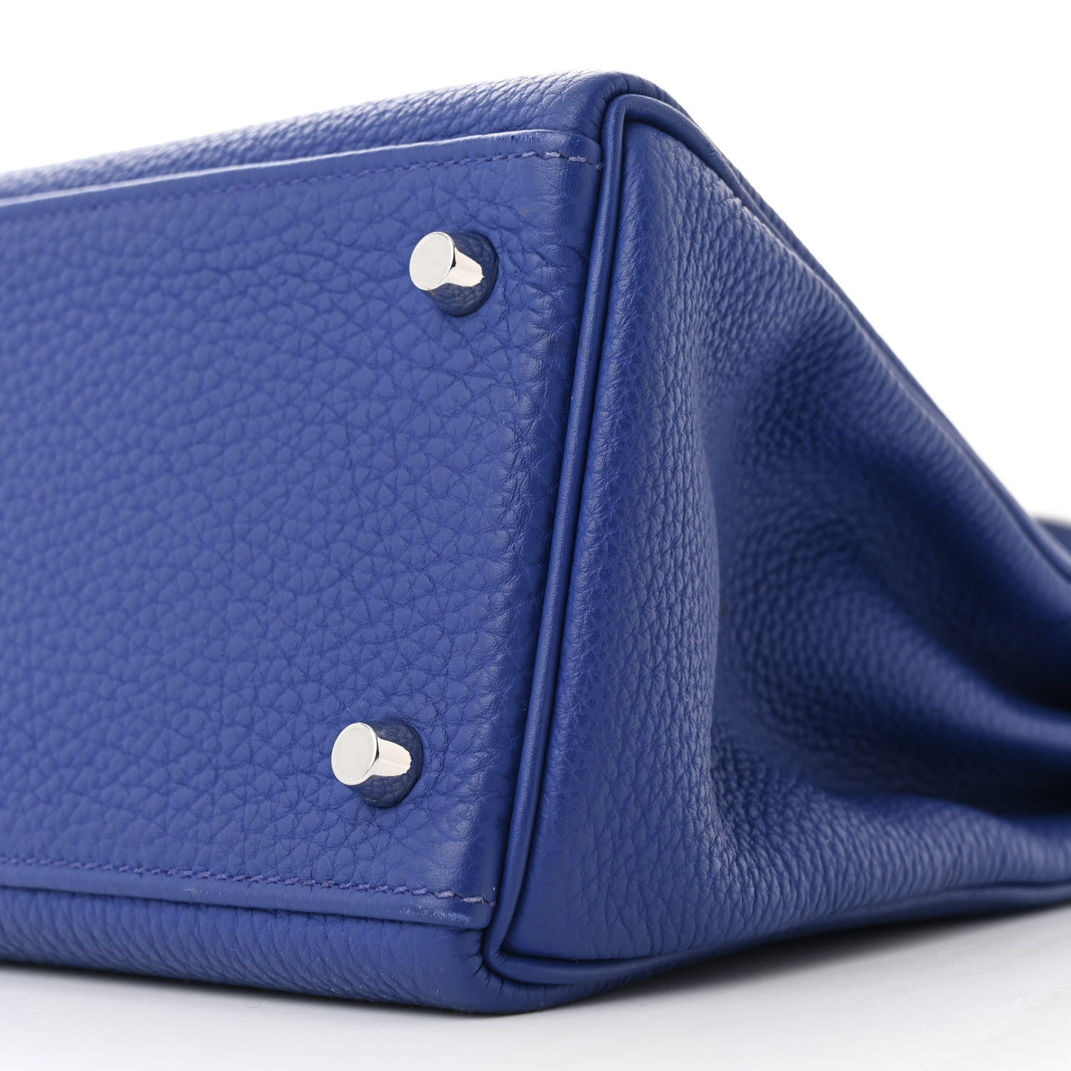 Hermes Togo Kelly Retourne 28 Bleu Electrique 10 of 11