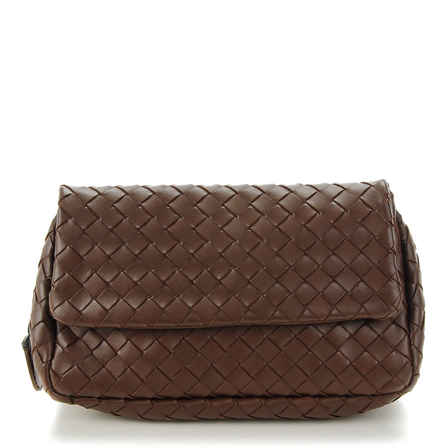 Bottega Veneta Nappa Intrecciato Small Chain Crossbody Ebano 1 of 8