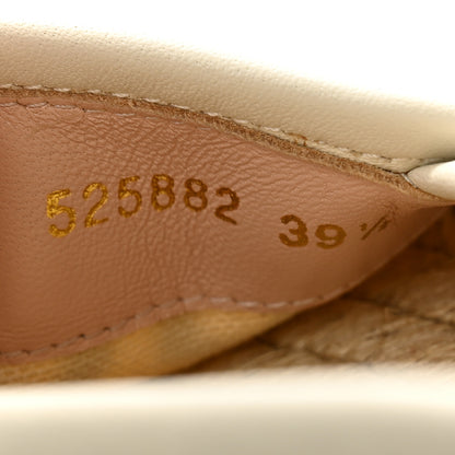 Gucci Canvas Logo Espadrilles 39 Greggio 39.5 White 8 of 11