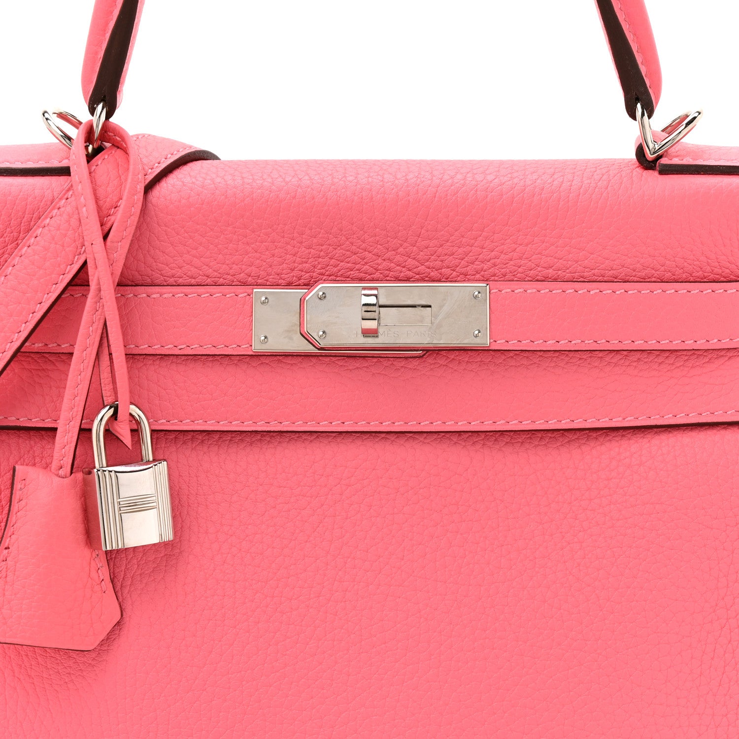 Hermes Taurillon Clemence Kelly Retourne 28 Rose Azalee 8 of 10