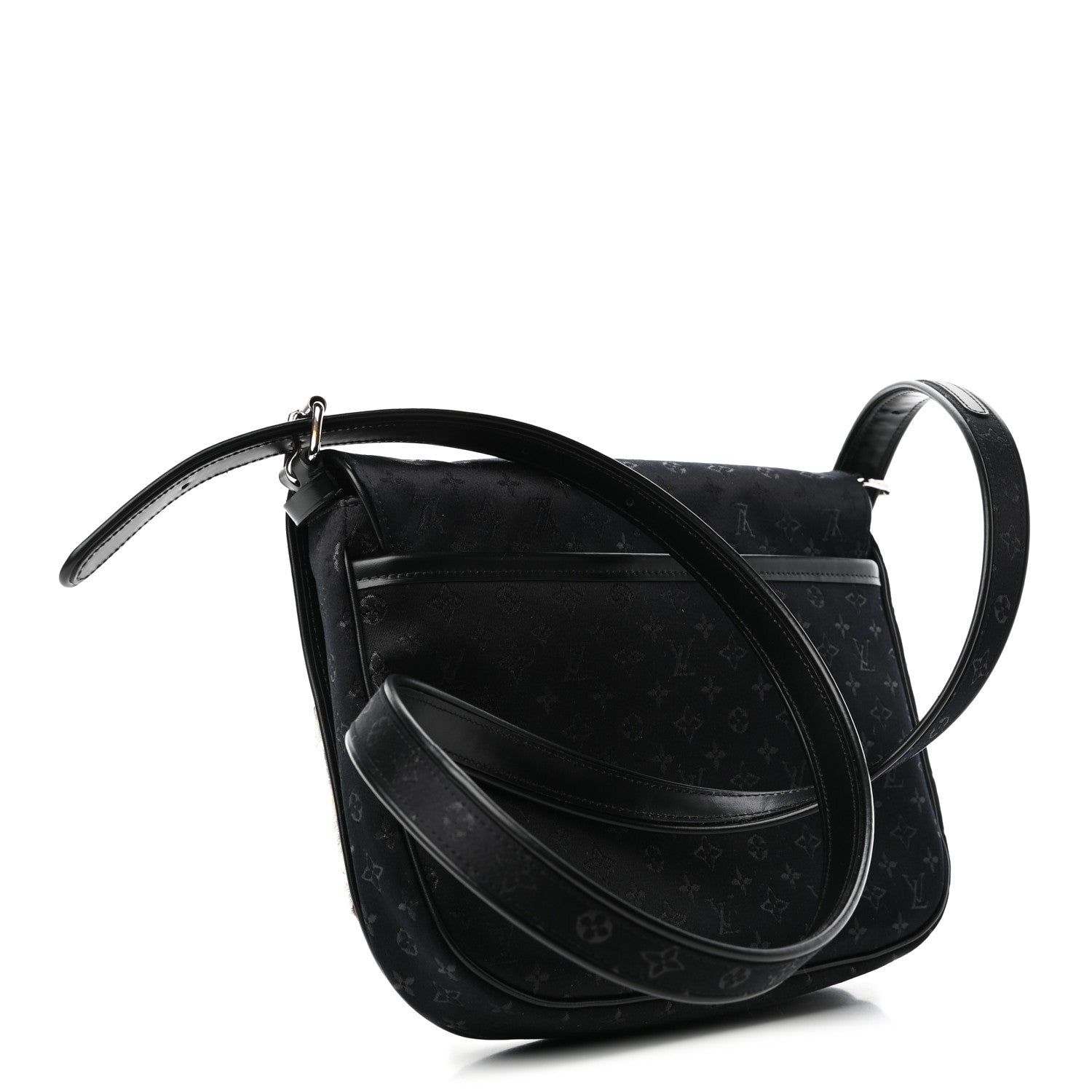 Louis Vuitton Satin Mini Monogram Conte De Fees Patchwork Musette Black 2 of 4