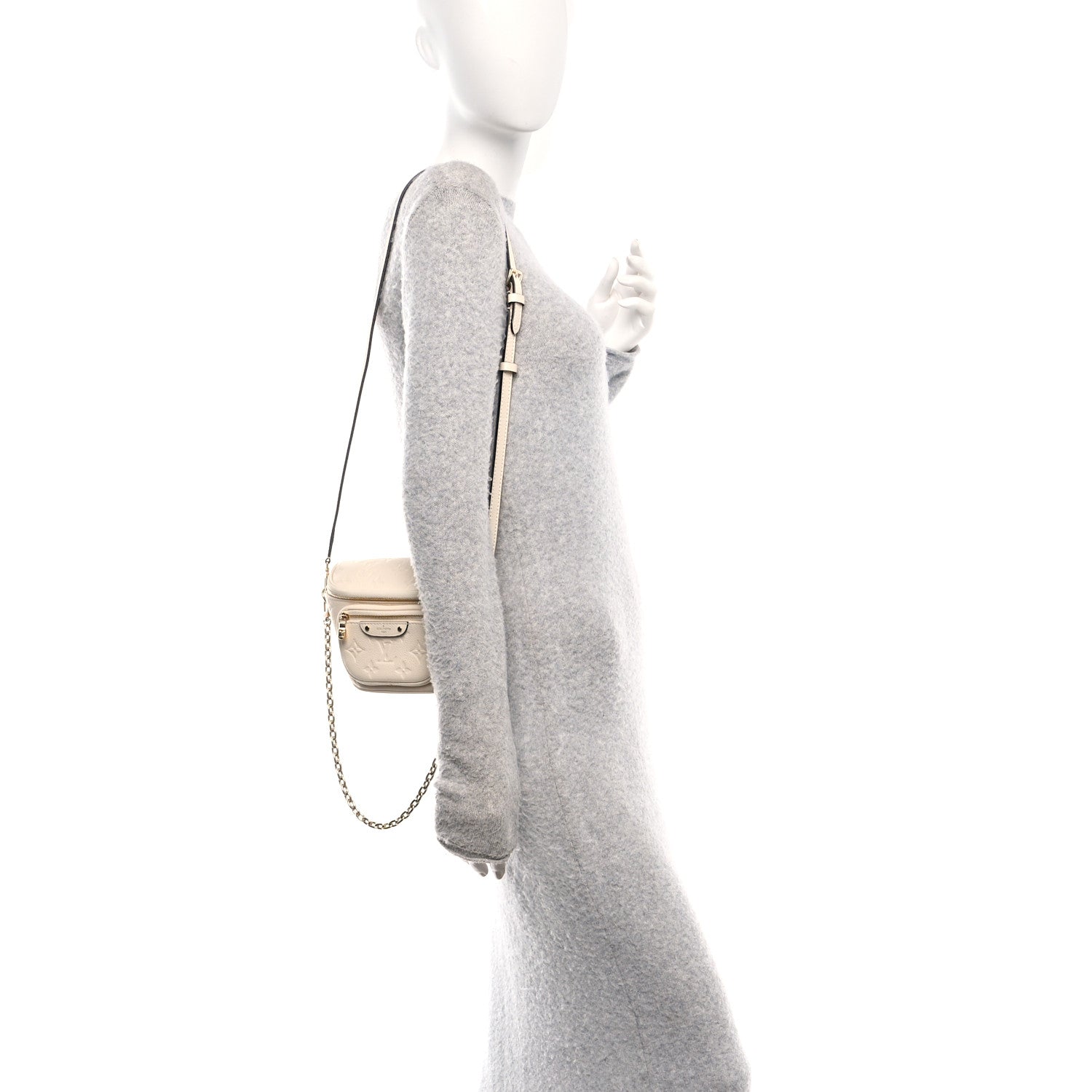 Louis Vuitton Empreinte Mini Bumbag Cream 2 of 9