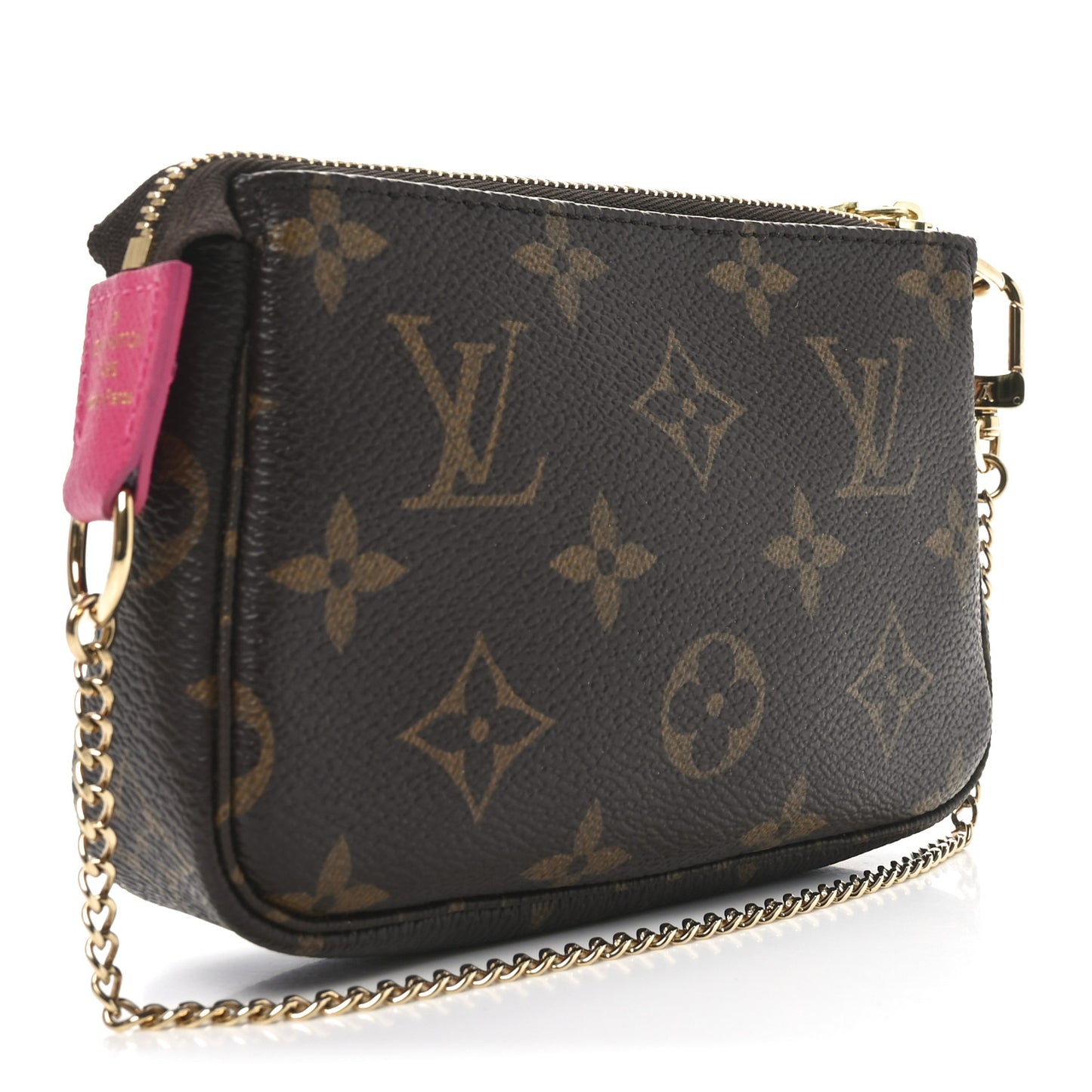 Monogram 2019 Christmas Animation Mini Courchevel Pochette Accessories Fuchsia