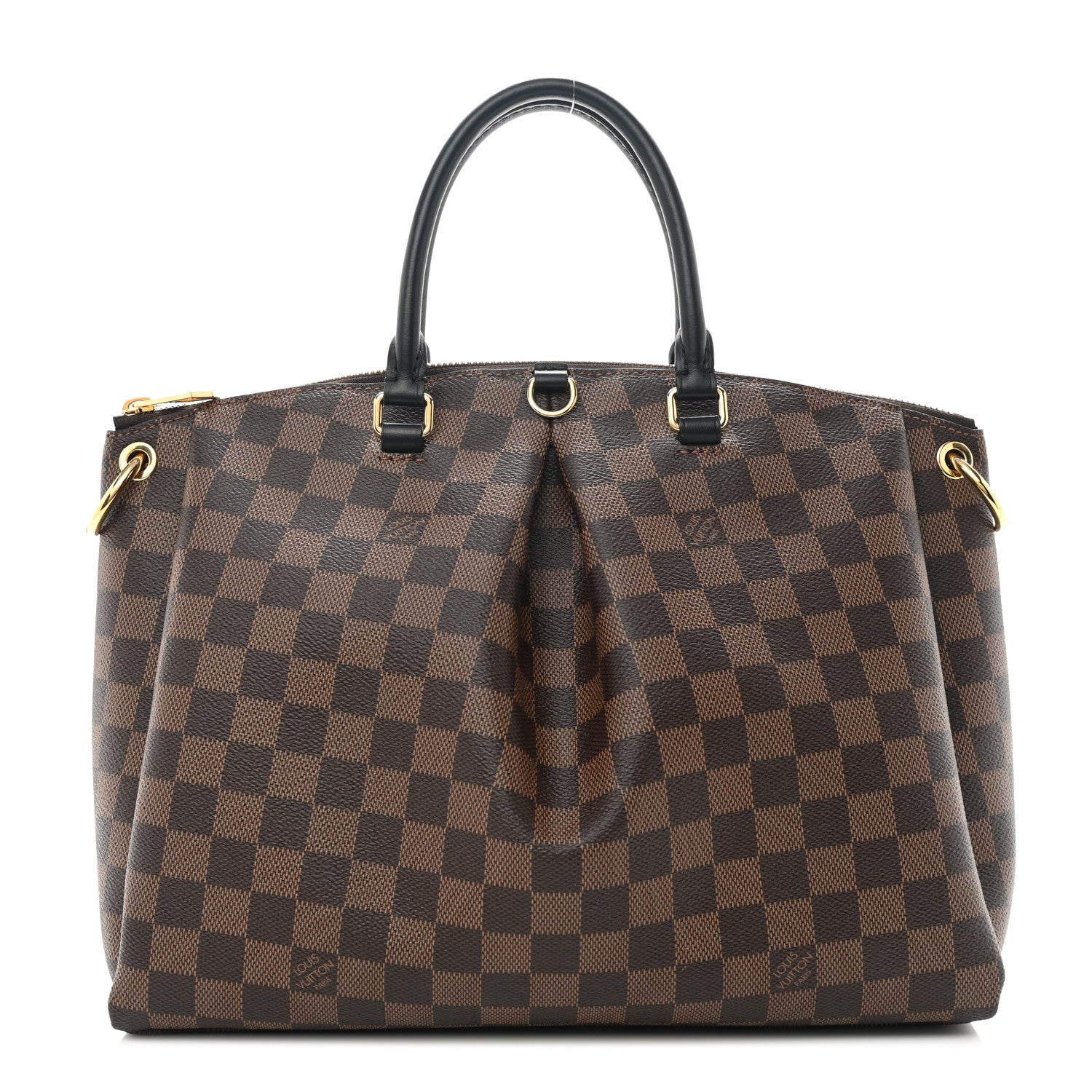 Louis Vuitton Damier Ebene Odeon Tote MM Black 1 of 7