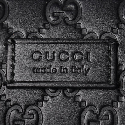 Gucci Guccissima Signature Large Duffle Black 8 of 10