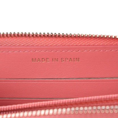 Chanel Iridescent Caviar Quilted Medium Zip Around Wallet Pink 7 of 12