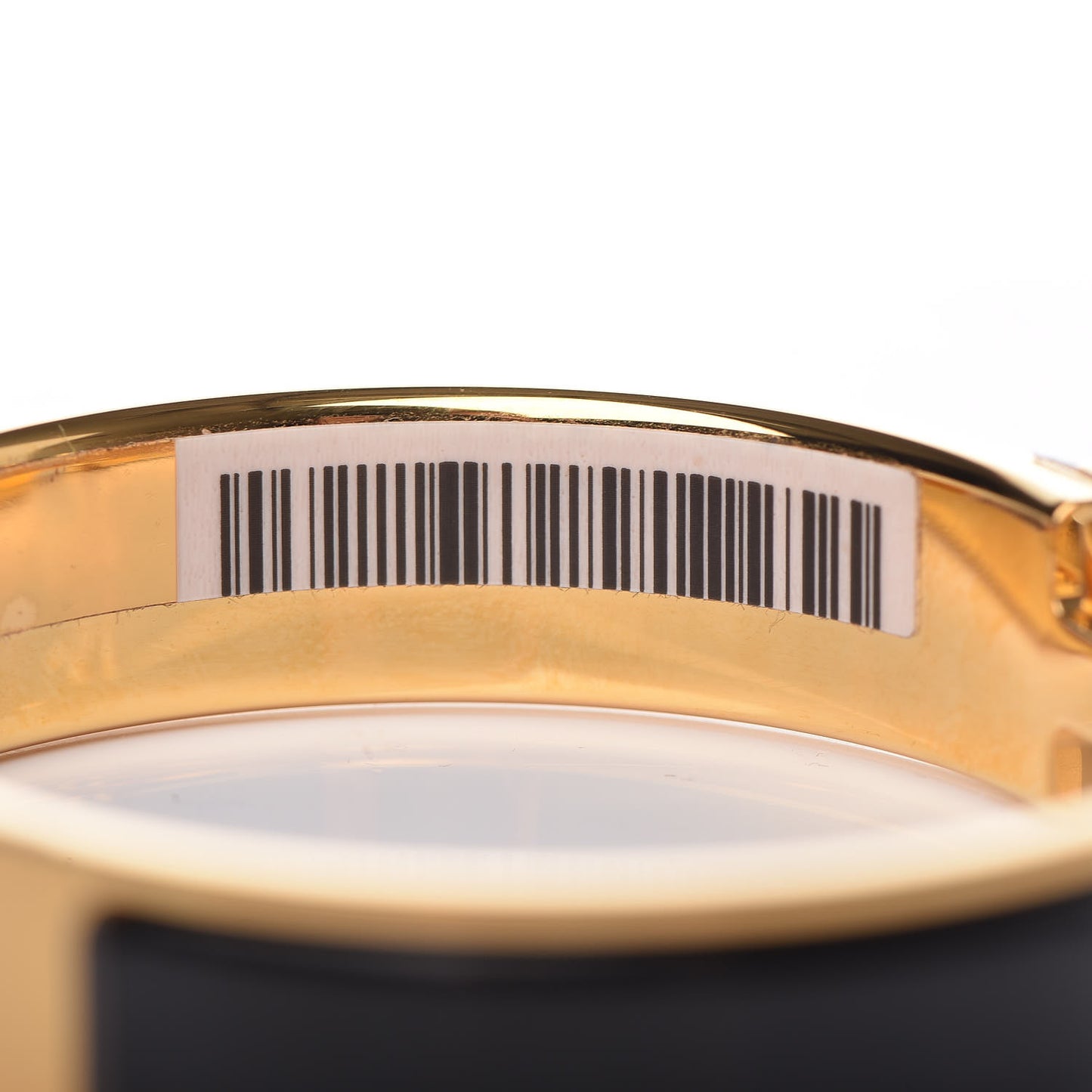 Enamel Narrow Clic Clac H Bracelet PM Black