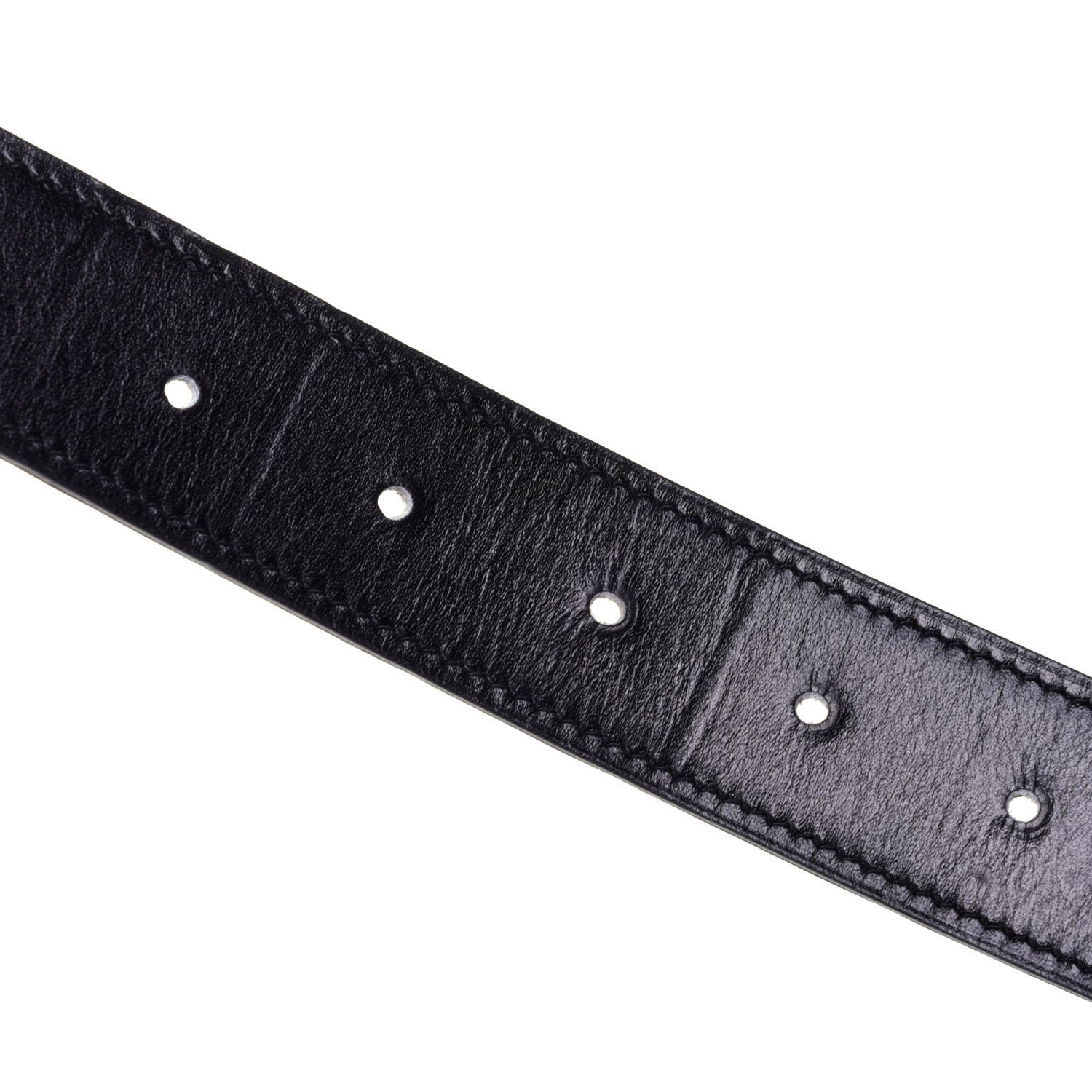 Hermes Box Togo Strie 32mm H Belt 80 Black Etain 5 of 7