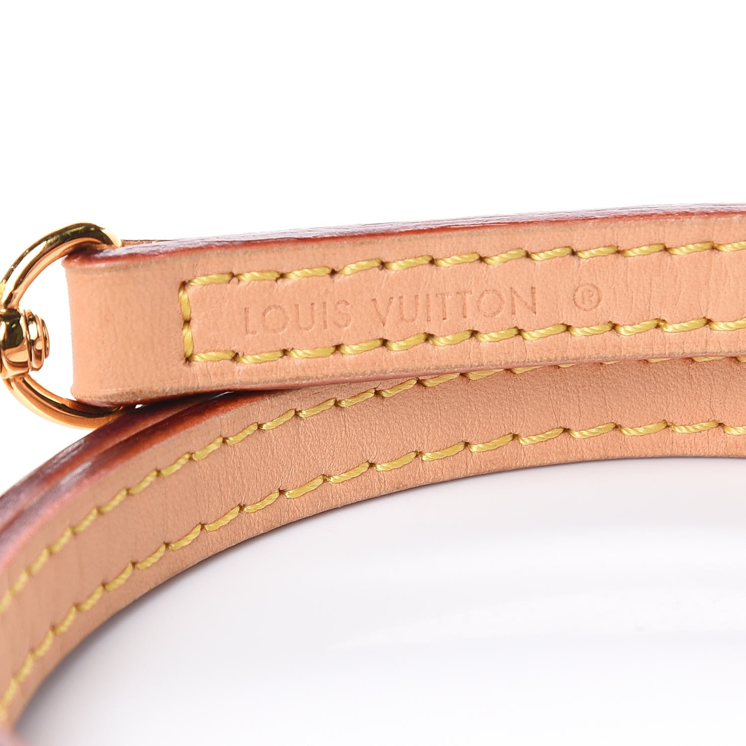 Louis Vuitton Vachetta Long Shoulder Strap VVN 3 of 5