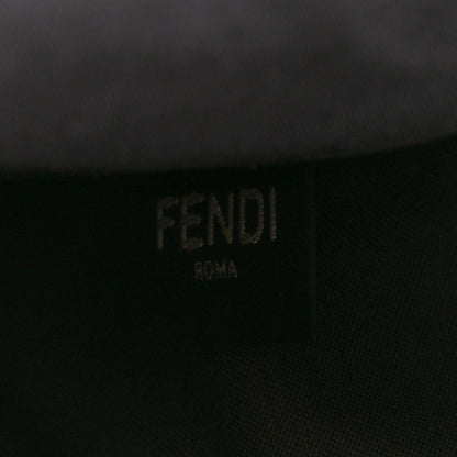 Fendi Vitello King Logo Embossed Large Flat Pouch Cuoio 8 of 11