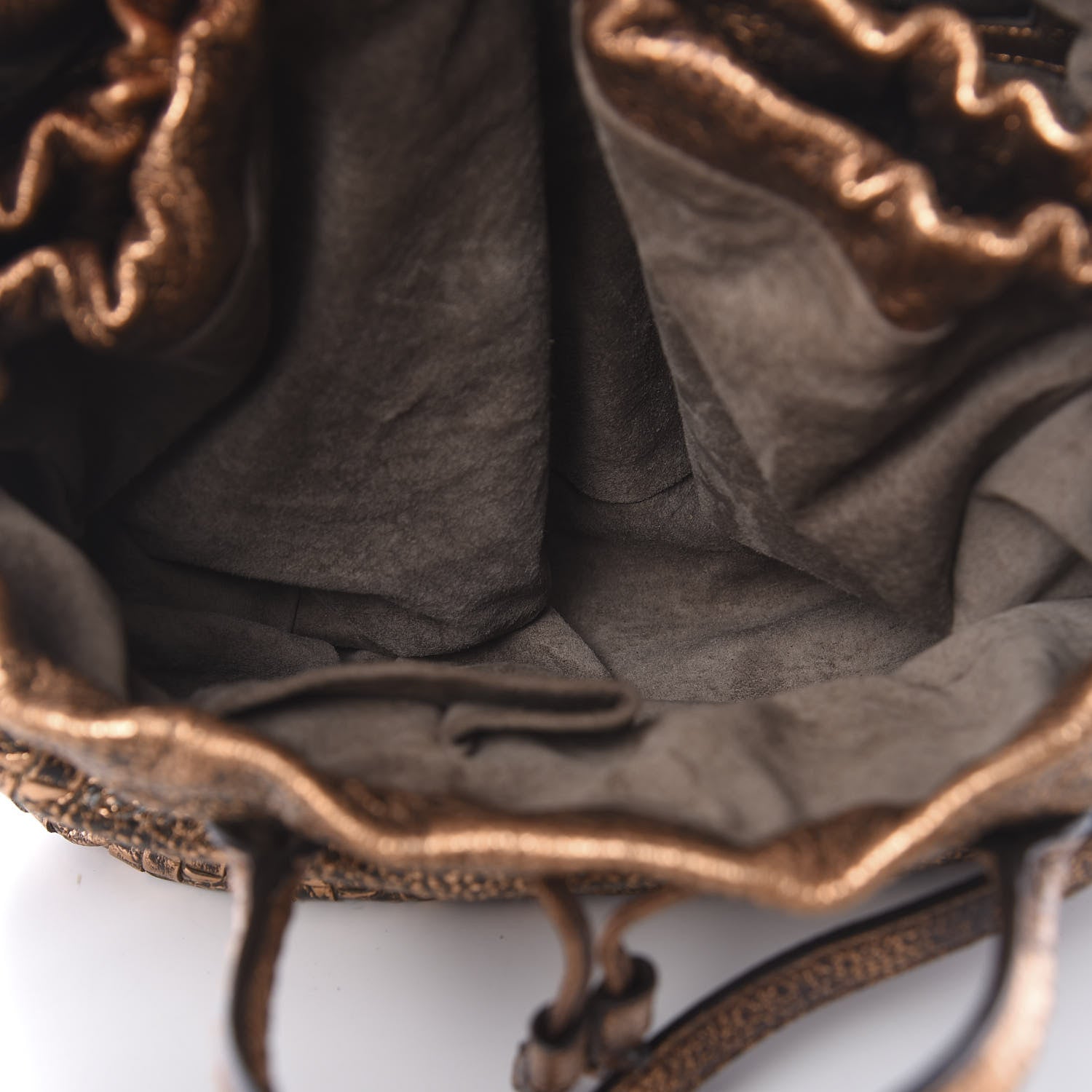 Bottega Veneta Cervo Intrecciato Satchel Rame Ossidato 7 of 12
