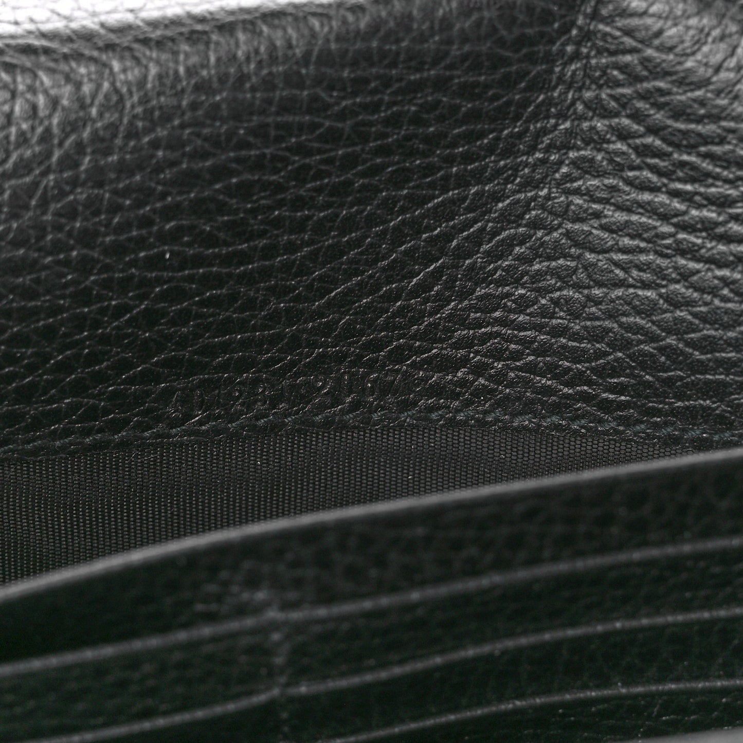 Calfskin Mini Dionysus Chain Wallet Black
