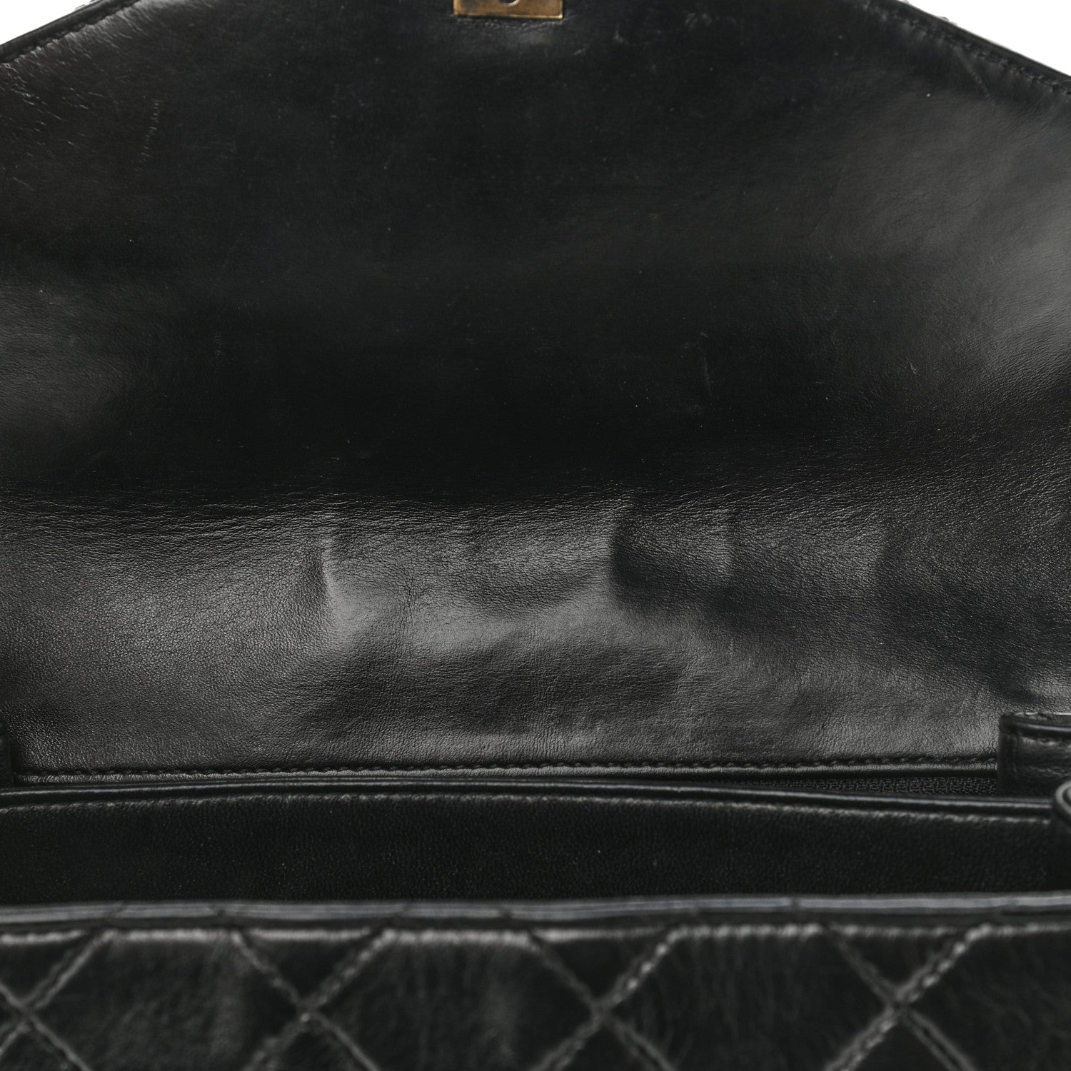 Chanel Lambskin Quilted Shoulder Flap Bag So Black 12 of 12