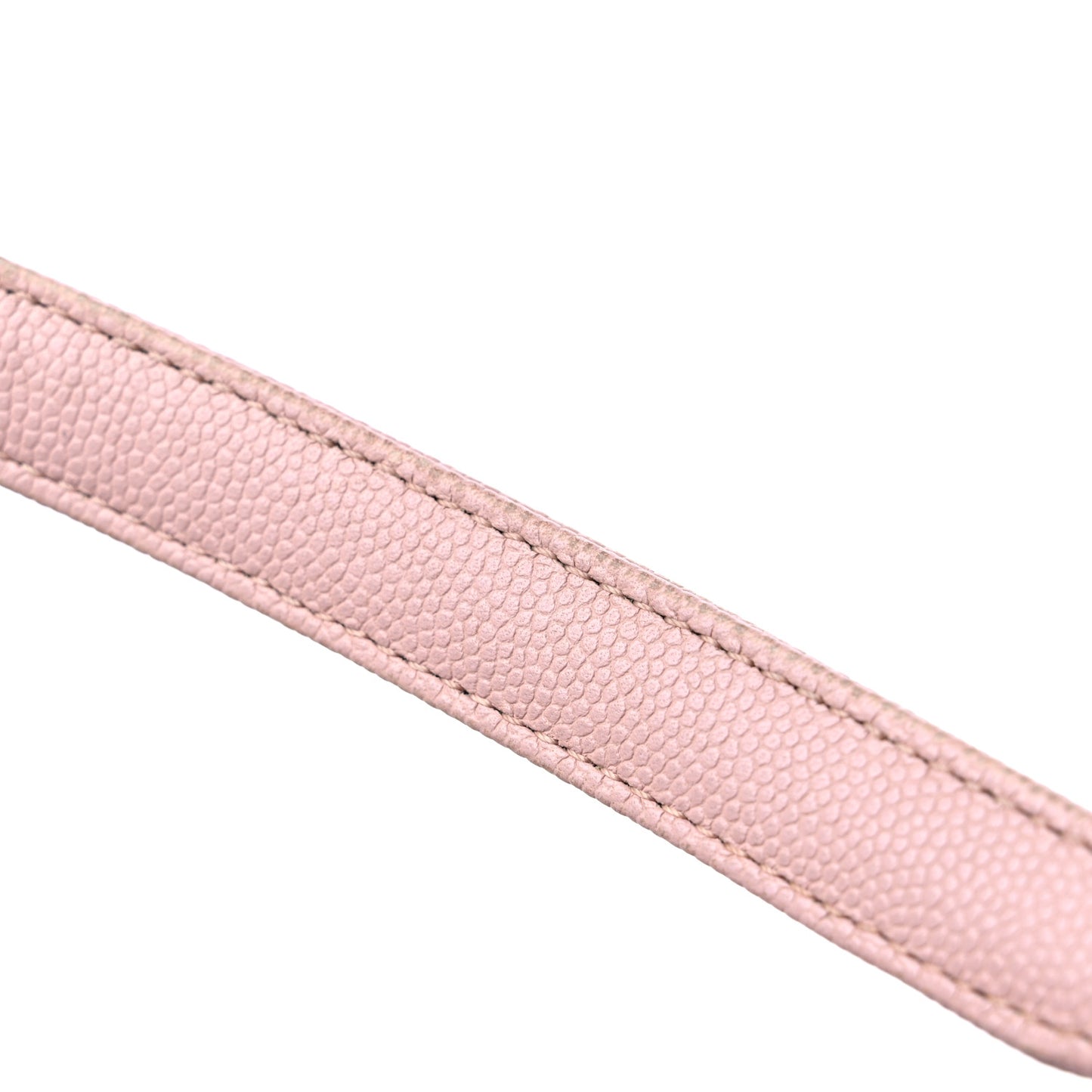 Caviar Quilted Small Business Affinity Flap Light Pink